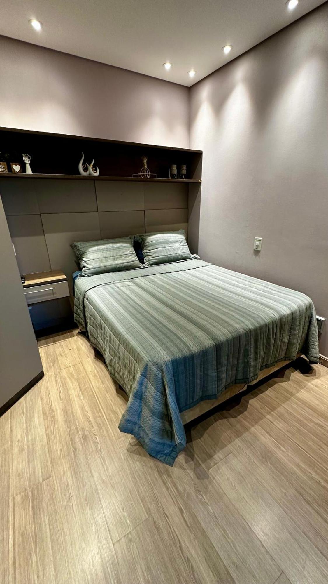 Flat Cosmopolitan Praia Com Estacionamento Gratis - Gonzaga - Andar Alto Hotell Santos  Exteriör bild